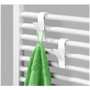 Wieszak, haczyk, uchwyt na grzejnik kaloryfer 2 szt. Czarny