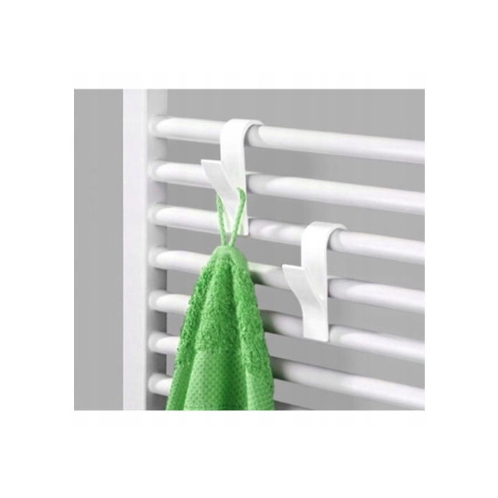 Wieszak, haczyk, uchwyt na grzejnik kaloryfer 2 szt. Czarny