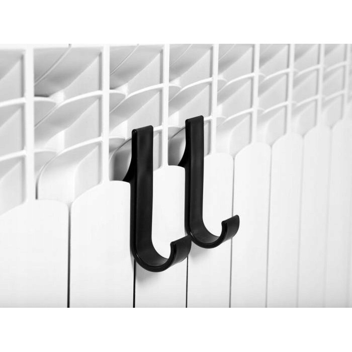 Wieszak, haczyk, uchwyt na grzejnik kaloryfer 2 szt. Czarny