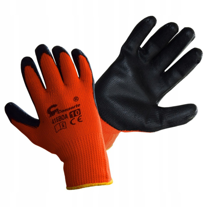 Rękawiczki rękawice robocze MOCNE LATEX rozmiar 10 - XL 1 par