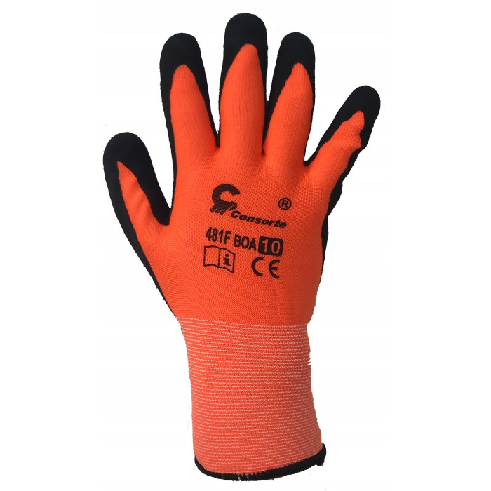 Rękawiczki rękawice robocze MOCNE LATEX rozmiar 10 - XL 1 par