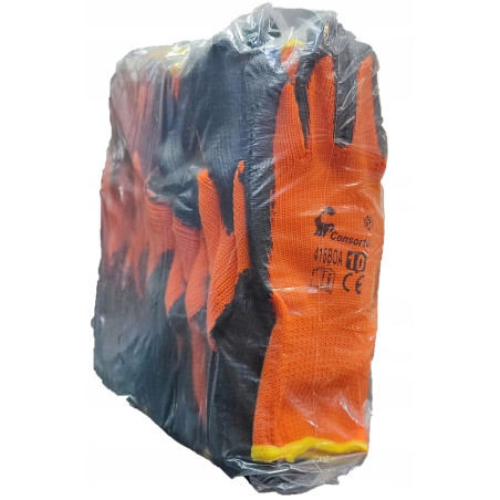 Rękawiczki rękawice robocze MOCNE LATEX rozmiar 10 - XL 1 par