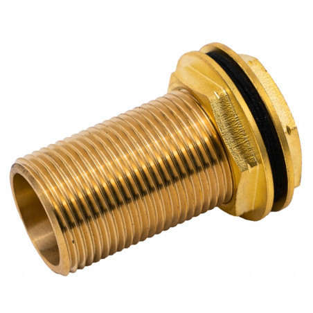 Przepust do zbiornika z dwoma ruchomymi nakrętkami z uszczelkami M 1/2"x70