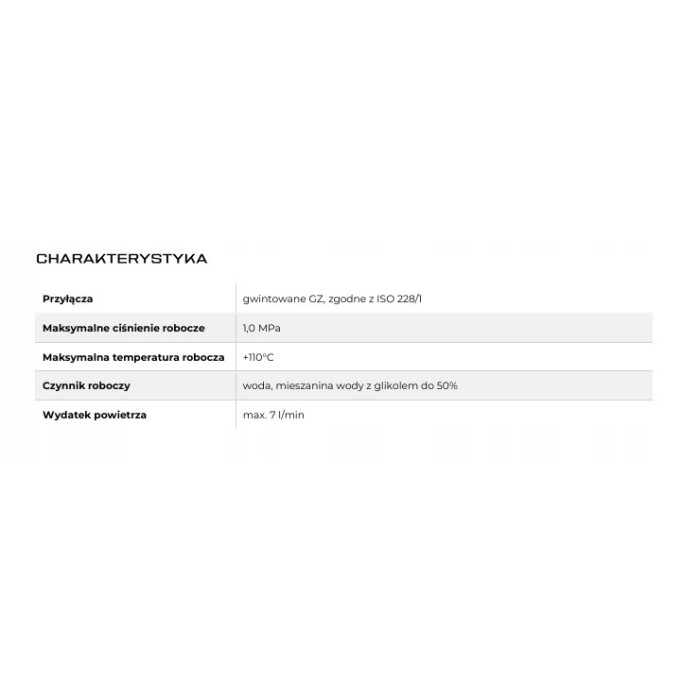 Odpowietrznik Automatyczny Lechar 502M-1/2