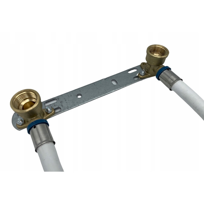 Listwa z kolanami naściennymi zaprasowywanymi GW 16 x 1/2 pex kolana