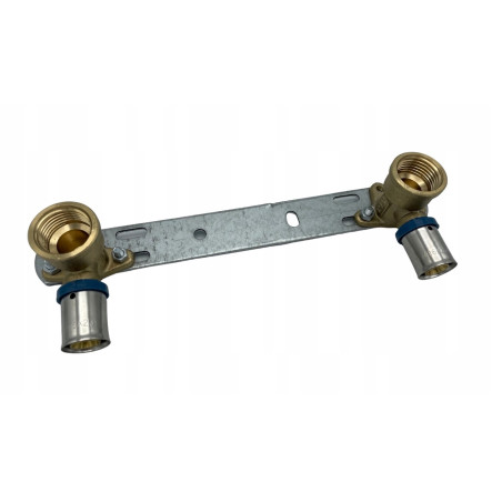 Listwa z kolanami naściennymi zaprasowywanymi GW 16 x 1/2 pex kolana