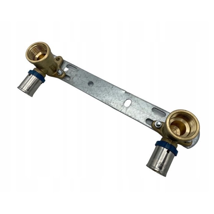 Listwa z kolanami naściennymi zaprasowywanymi GW 16 x 1/2 pex kolana