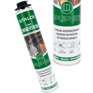 PIANA PIANKA NISKOPRĘŻNA PISTOLETOWA CAŁOROCZNA MONTAŻOWA STALCO + PISTOLET