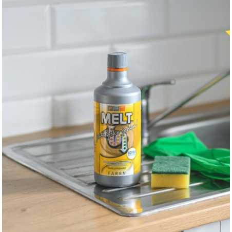 MELT ŚRODEK PREPARAT DO UDRAŻNIANIA RUR SYFONÓW KANALIZACYJNYCH MOCNY 750ML