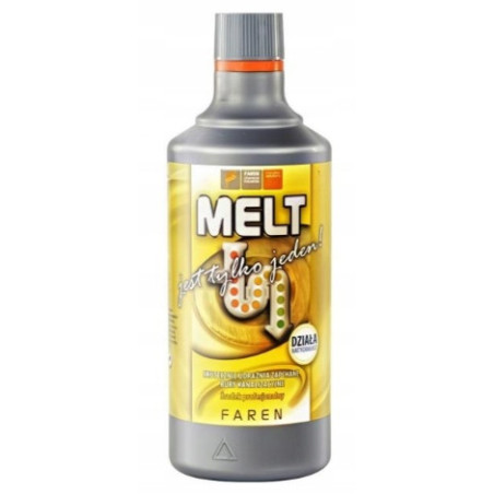 MELT ŚRODEK PREPARAT DO UDRAŻNIANIA RUR SYFONÓW KANALIZACYJNYCH MOCNY 750ML