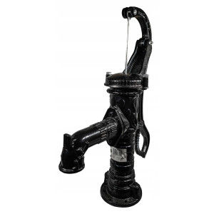 POMPA ABISYNKA RĘCZNA OGRODOWA OZDOBNA CZARNA ŻELIWNA DO WODY MOCNA WYDAJNA