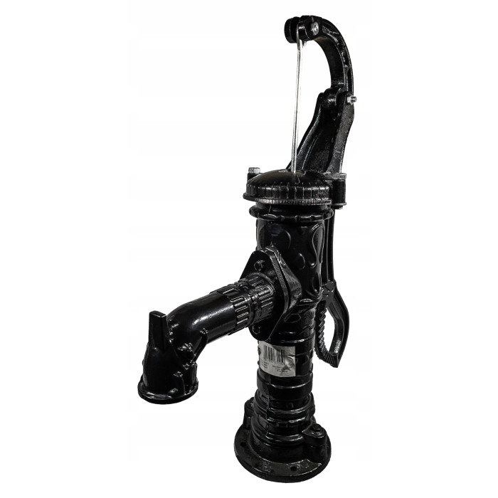 POMPA ABISYNKA RĘCZNA OGRODOWA OZDOBNA CZARNA ŻELIWNA DO WODY MOCNA WYDAJNA