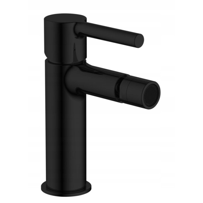 Bateria bidetowa jednouchwytowa Aruba Diamond Czarna