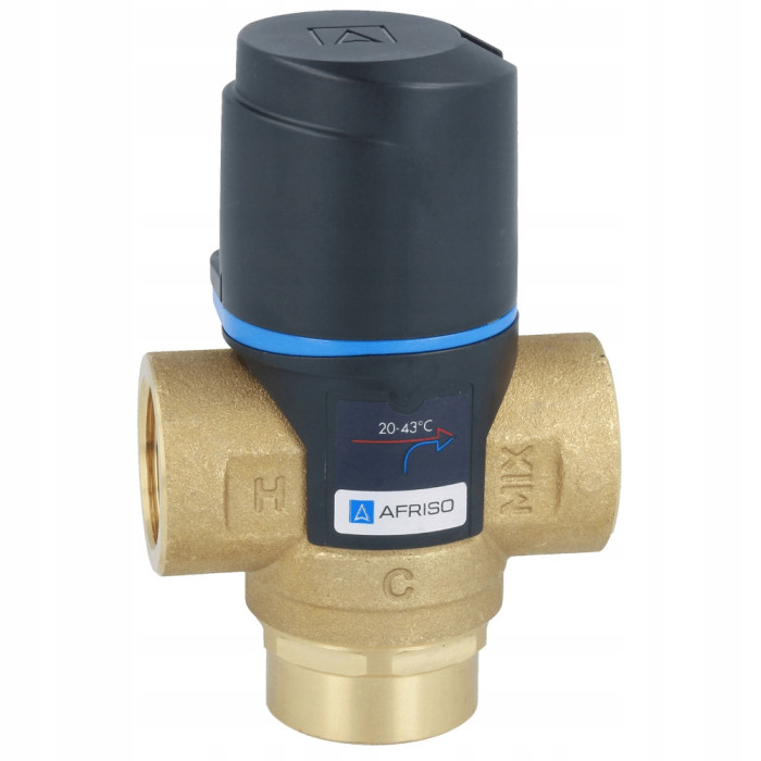 ZAWÓR TERMOSTATYCZNY MIESZAJĄCY 3/4" ATM 343 35-60°C Kvs 1,6 m3/h AFRISO