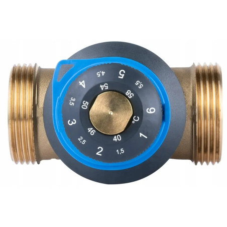 ZAWÓR TERMOSTATYCZNY MIESZAJĄCY MIESZACZ ATM 563 1" GZ CAL 35-60°C Kvs 2,5