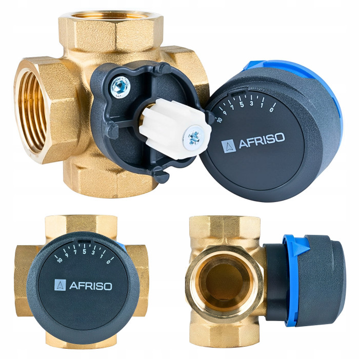 ZAWÓR MIESZAJĄCY 4 DROGOWY CZTERO DROŻNY MIESZAJĄCY 1" DN25 ARV484 AFRISO