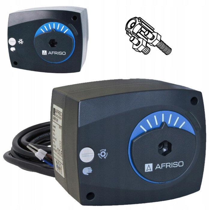 SIŁOWNIK AFRISO 3-PUNKTOWY 230V ARM 141 ZAWORU ZAWORÓW MIESZAJĄCYCH ADAPTER