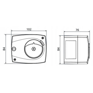 SIŁOWNIK AFRISO 3-PUNKTOWY 230V ARM 141 ZAWORU ZAWORÓW MIESZAJĄCYCH ADAPTER