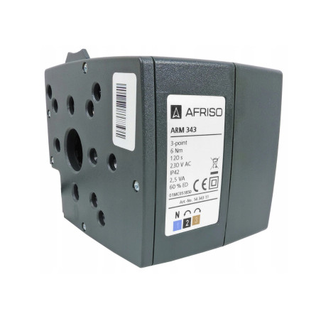 SIŁOWNIK NAPĘD ELEKTRYCZNY DO ZAWORÓW MIESZAJĄCYCH ARM 343 PROCLICK AFRISO