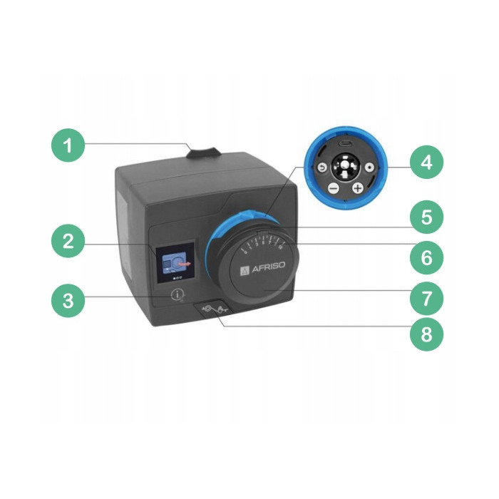 SIŁOWNIK STEROWNIK REGULATOR STAŁOTEMPERATUROWY ACT443 230V PROCLICK AFRISO
