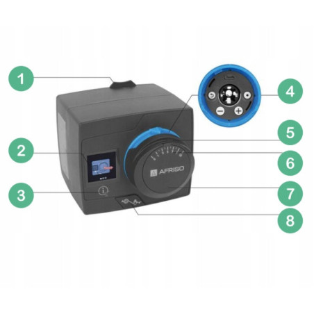 SIŁOWNIK STEROWNIK REGULATOR STAŁOTEMPERATUROWY ACT443 230V PROCLICK AFRISO
