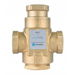 ZAWÓR TEMPERATUROWY OCHRONY POWROTU KOTŁA ATV 333DN25 Ø 1" 9m/h 45°C AFRISO