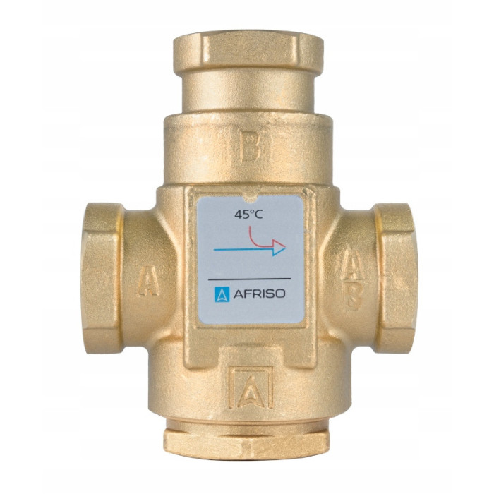 ZAWÓR TEMPERATUROWY OCHRONY POWROTU KOTŁA ATV 333DN25 Ø 1" 9m/h 45°C AFRISO
