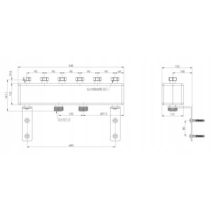 ROZDZIELACZ KSV 90-3 DO 50 KW DLA 3 OBIEGÓW DO GRUP POMPOWYCH BPG AFRISO