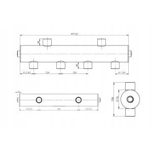 SPRZĘGŁO HYDRAULICZNE Z ROZDZIELACZEM AFRISO BLH 850 moc 70 kW GW G1''