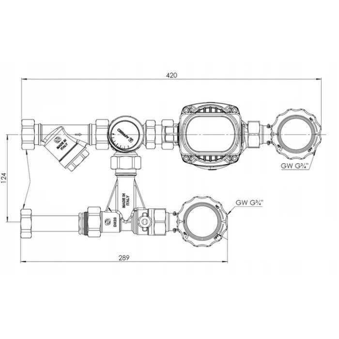 GRUPA POMPOWA BPS 992 ZAWÓR MIESZAJĄCY ARV 362 PROCLICK POMPA APH AFRISO