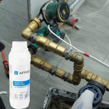 INHIBITOR KOROZJI OSADÓW DO OCHRONY INSTALACJI C.O KONCENTRAT BCI AFRISO