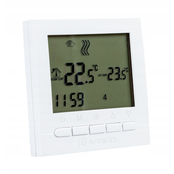 STEROWNIK REGULATOR TEMPERATURY PRZEWODOWY TERMOSTAT TYGODNIOWY AFRISO 230V