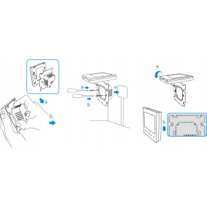 STEROWNIK REGULATOR TEMPERATURY PRZEWODOWY TERMOSTAT TYGODNIOWY AFRISO 230V