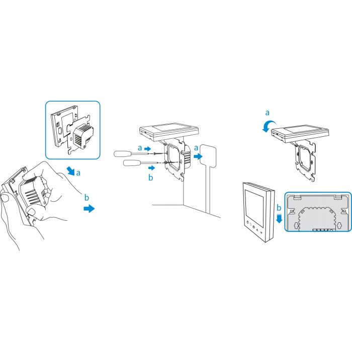 STEROWNIK REGULATOR TEMPERATURY PRZEWODOWY TERMOSTAT TYGODNIOWY AFRISO 230V