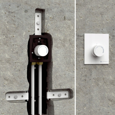 ZESTAW PODTYNKOWY ZAWÓR TERMOSTATYCZNY RTL DO PODŁOGÓWKI AFRISO VARIO