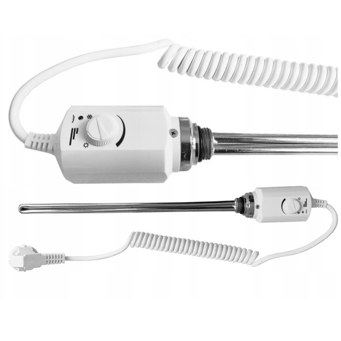 GRZAŁKA ELEKTRYCZNA DO GRZEJNIKA ŁAZIENKOWA VOLUX 1200W BIAŁA