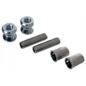 ŚRUBY MONTAŻOWE DO POCHWYTU DRZWIOWEGO DO METALU Z NAKRĘTKĄ