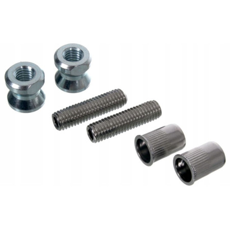 ŚRUBY MONTAŻOWE DO POCHWYTU DRZWIOWEGO DO METALU Z NAKRĘTKĄ