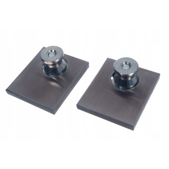 Płytka montażowa do pochwytów drzwiowych nierdzewnych jednostronnych