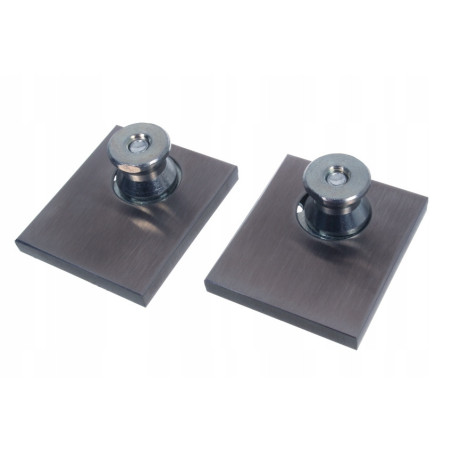 Płytka montażowa do pochwytów drzwiowych nierdzewnych jednostronnych