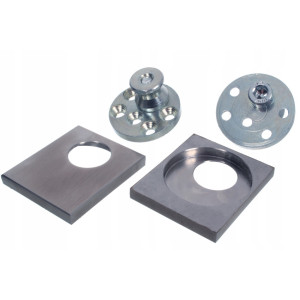 Płytka montażowa do pochwytów drzwiowych nierdzewnych jednostronnych