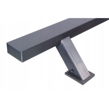 Płytka montażowa do pochwytów drzwiowych nierdzewnych jednostronnych