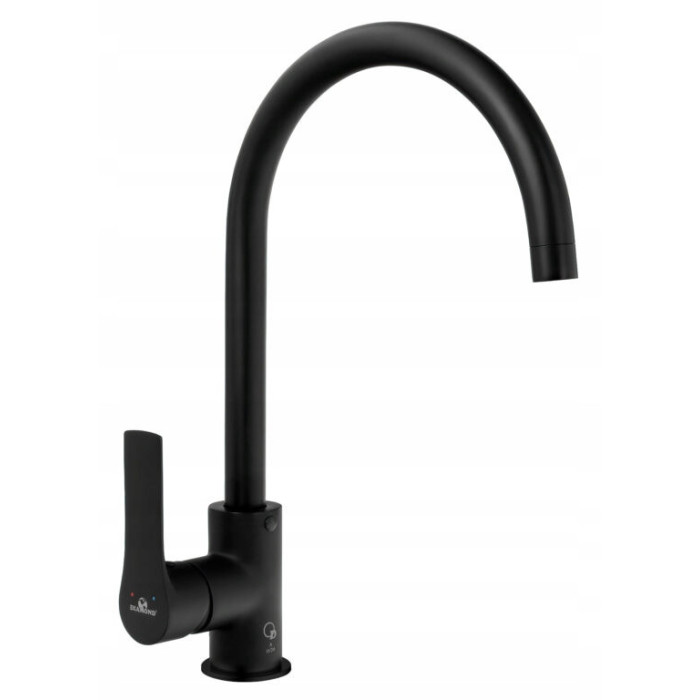 Bateria kuchenna jednouchwytowa stojąca Borneo Diamond Czarna