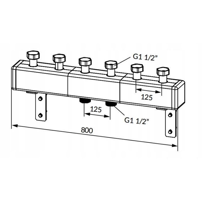 ROZDZIELACZ KSV 70 kW DO INSTALACJI 3 OBIEGÓW POMPOWYCH PRIMOTHERM AFRISO