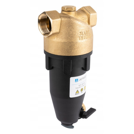 MAGNETYCZNY SEPARATOR ZANIECZYSZCZEŃ ADS180 AFRISO 1'' DN25 do pomp ciepła