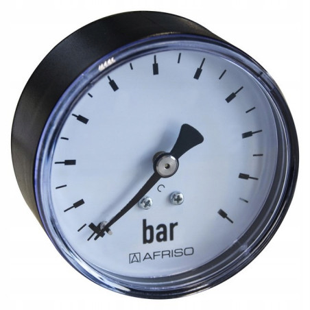MANOMETR AXIALNY TYLNY 1/4 63mm 0-6 BAR RF AFRISO