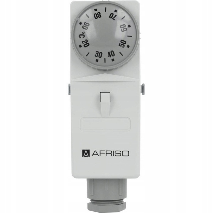 STEROWNIK TERMOSTAT PRZYLGOWY NA RURĘ POMPY C.O BRC 20-90°C AFRISO