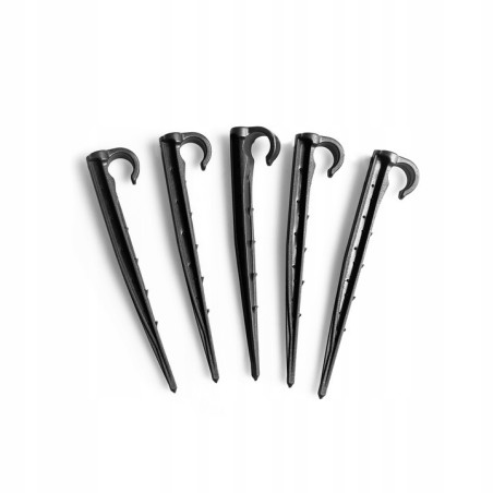 SZPILKI DO MONTAŻU RURY LINII KROPLUJĄCEJ 50 SZTUK CZARNE 15,5cm