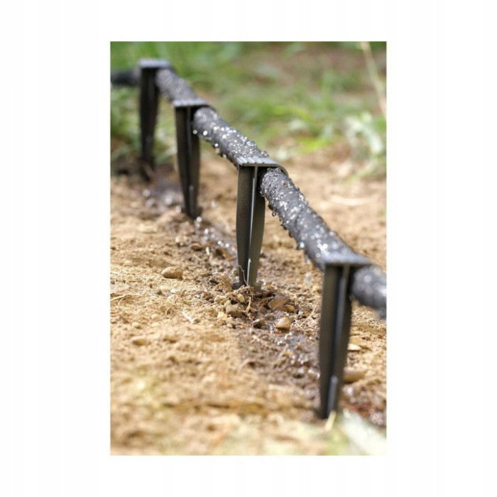 SZPILKI DO MONTAŻU RURY LINII KROPLUJĄCEJ 50 SZTUK CZARNE 15,5cm