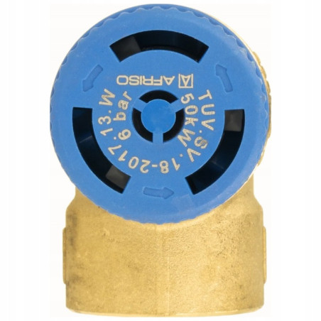 ZAWÓR BEZPIECZEŃSTWA DO INSTALACJI CWU 6 BAR 1/2'' x 3/4" GW AFRISO